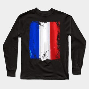 France Flag Long Sleeve T-Shirt